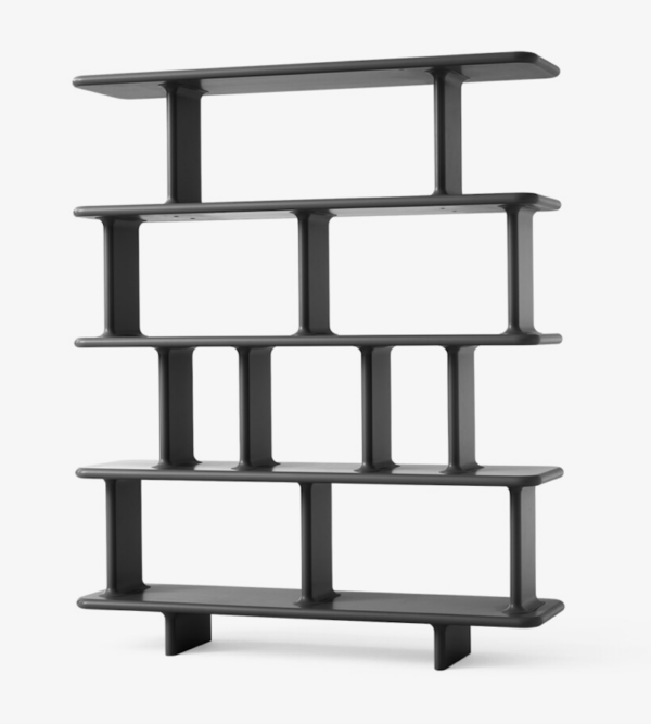 Archivo JH45 Shelf, Grey Black, W140 x H168 cm - Image 3